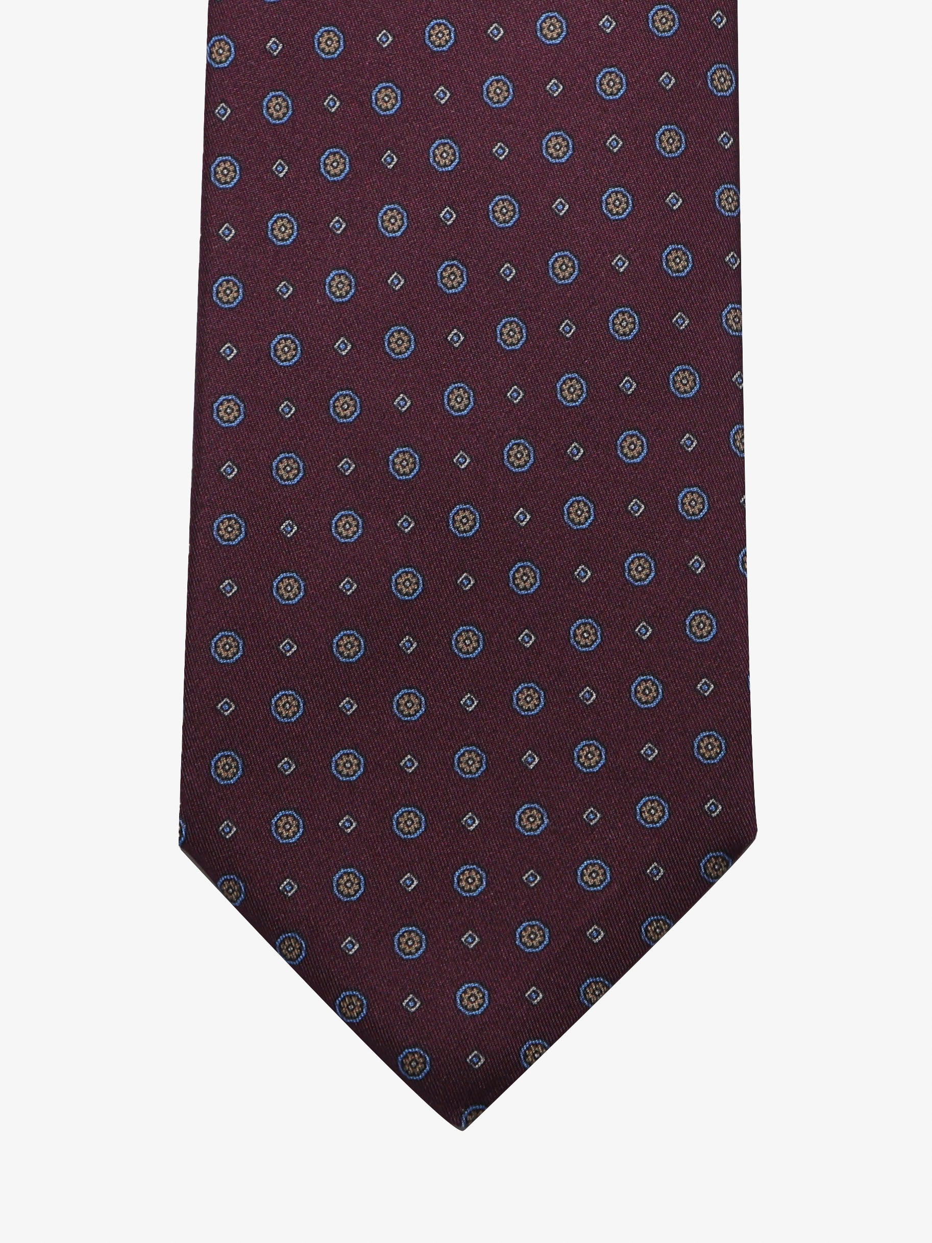 Cravatta sartoriale 7 pieghe - Rosso