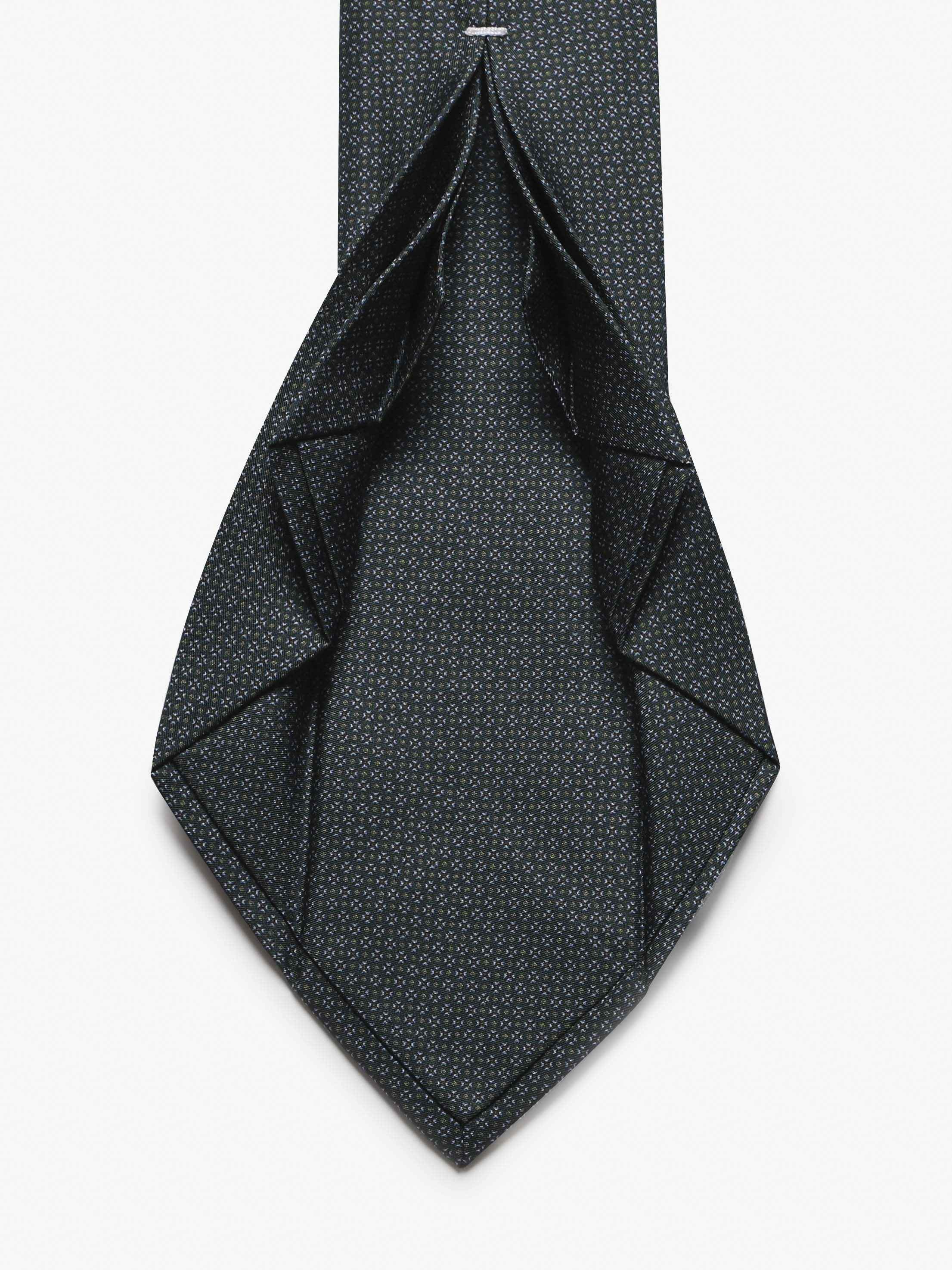 Cravatta sartoriale 7 pieghe - Blu Scuro - Comella Sartoria