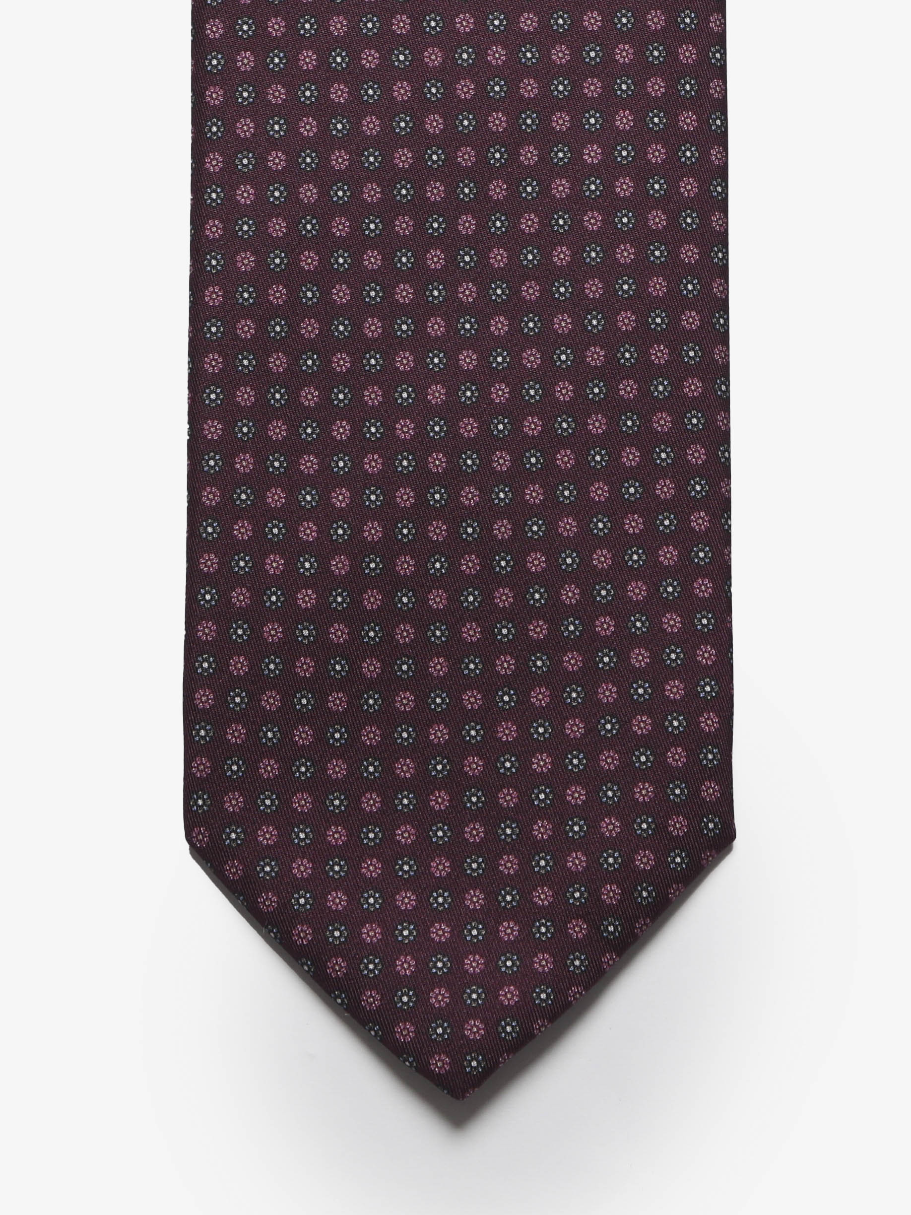 Cravatta sartoriale 7 pieghe - Rossa