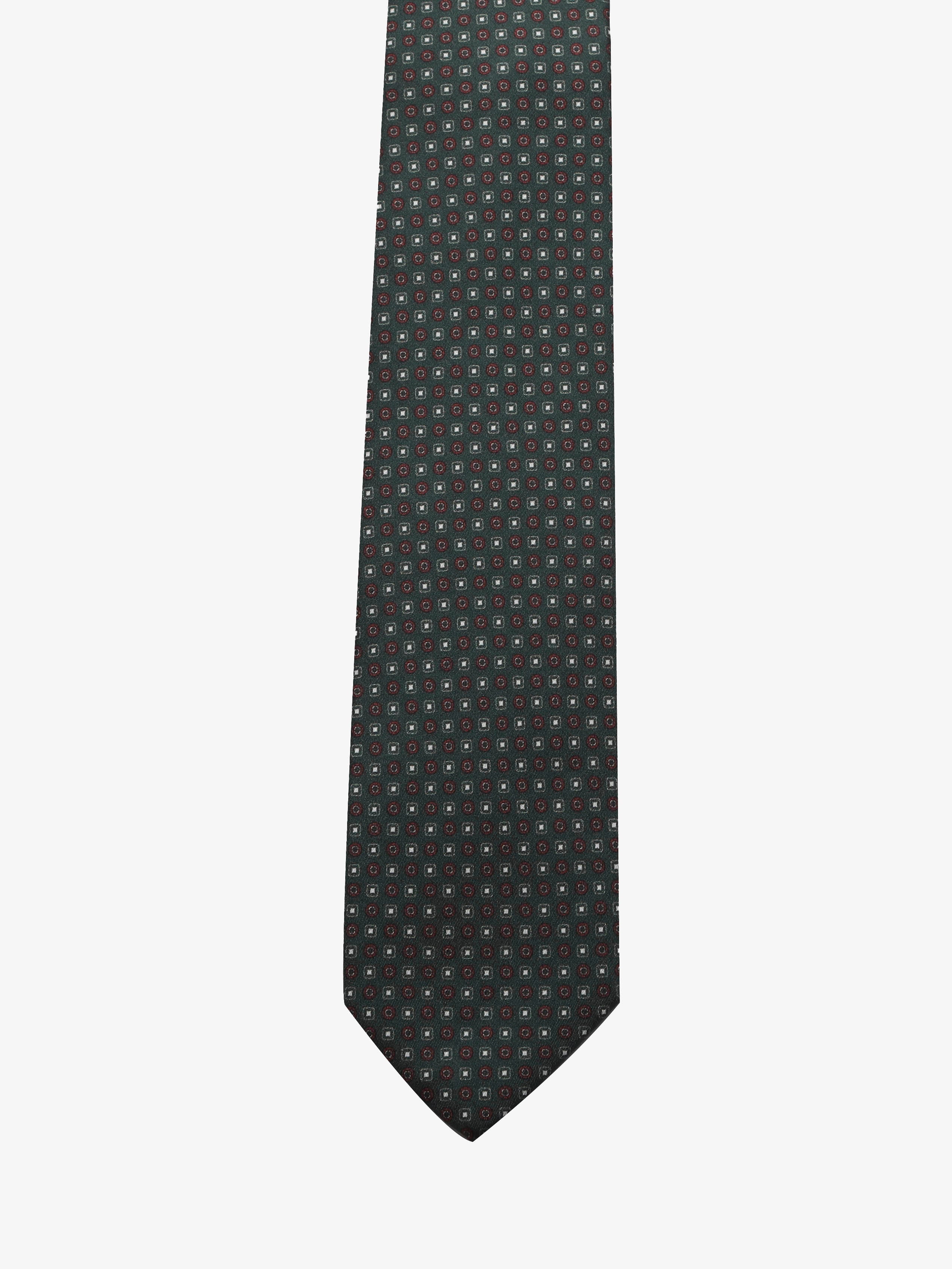 Cravatta sartoriale 7 pieghe - Verde