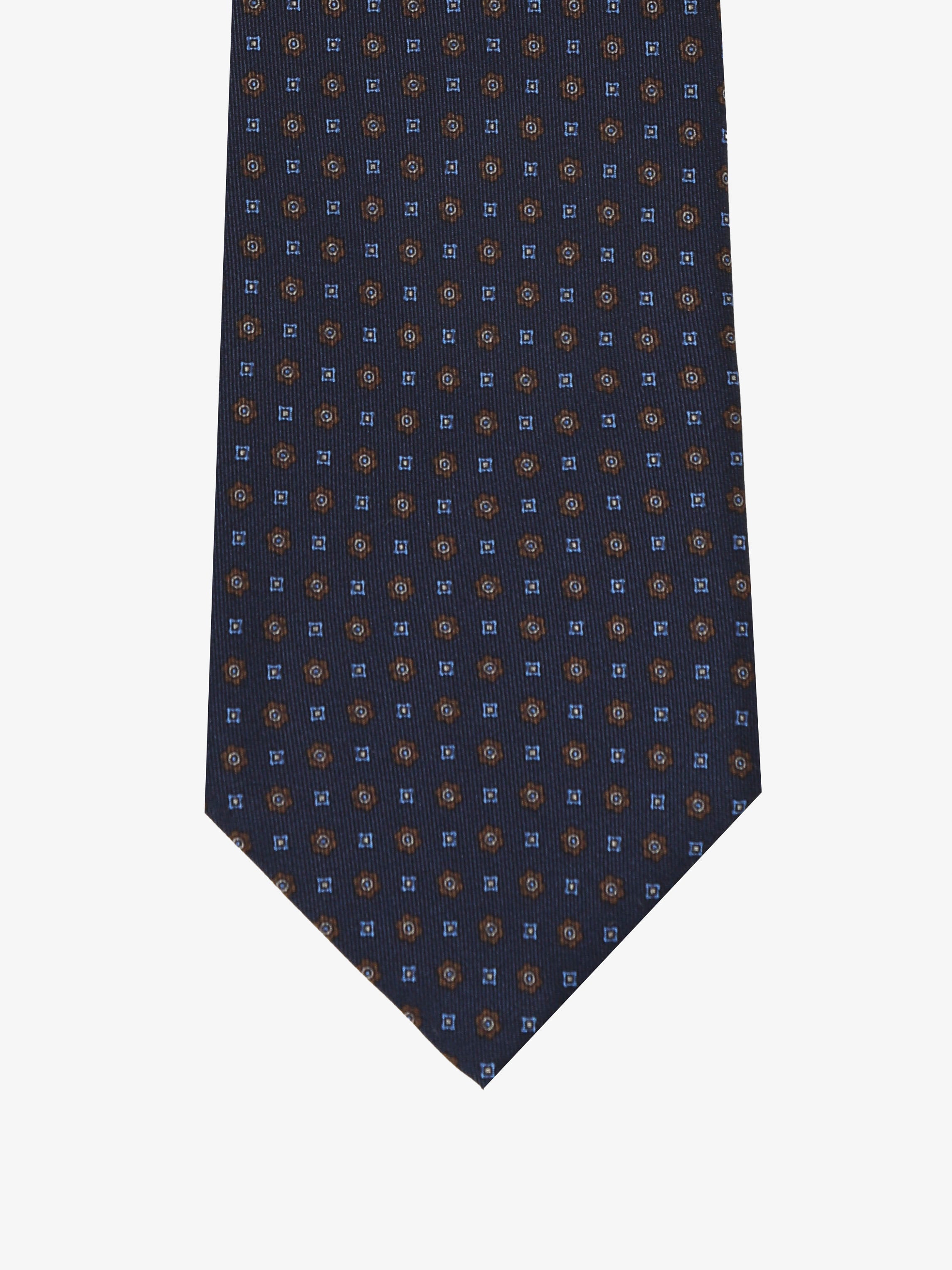 Cravatta con fantasia - Blu Scuro