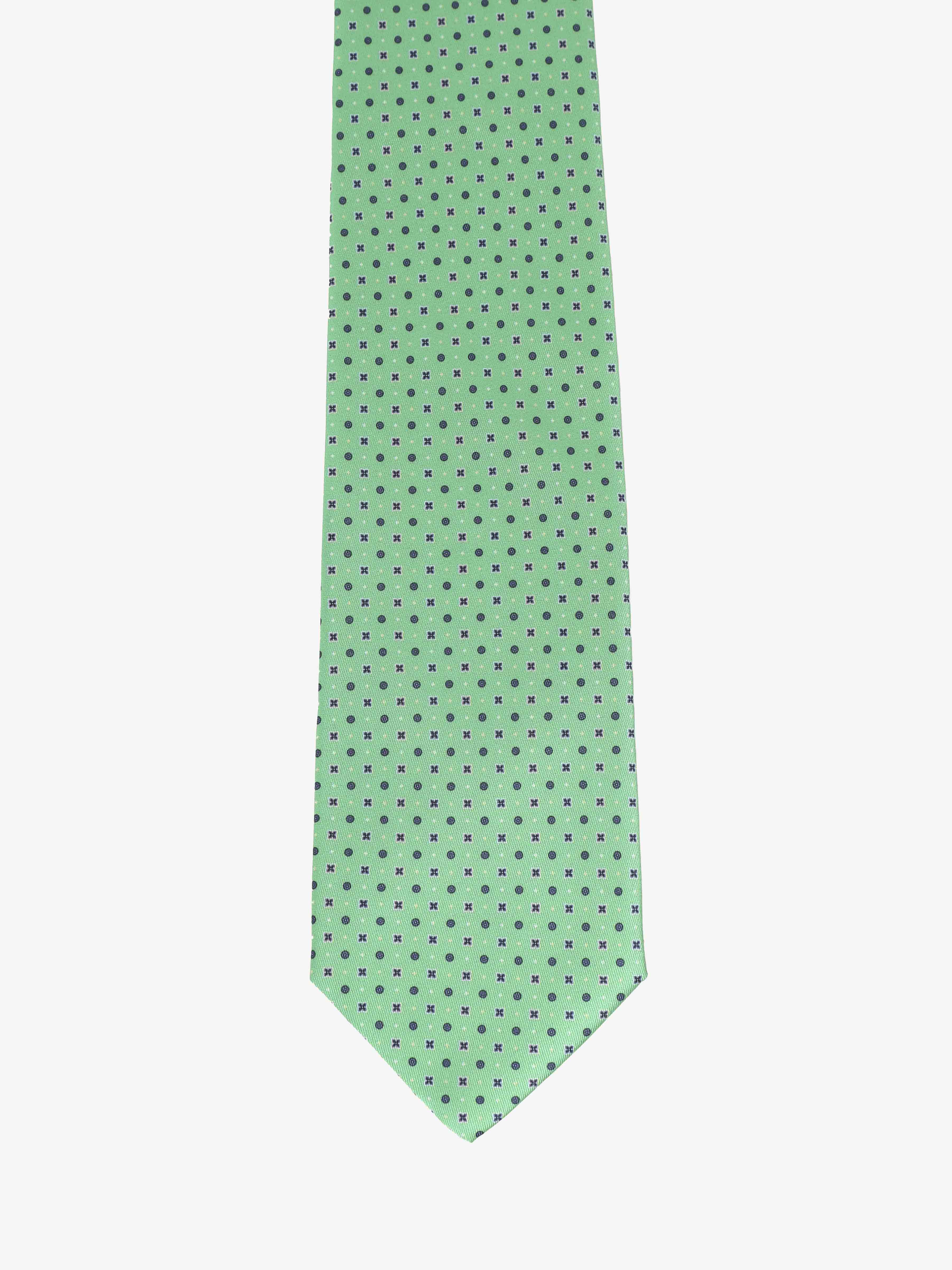 Cravatta con fantasia - Verde