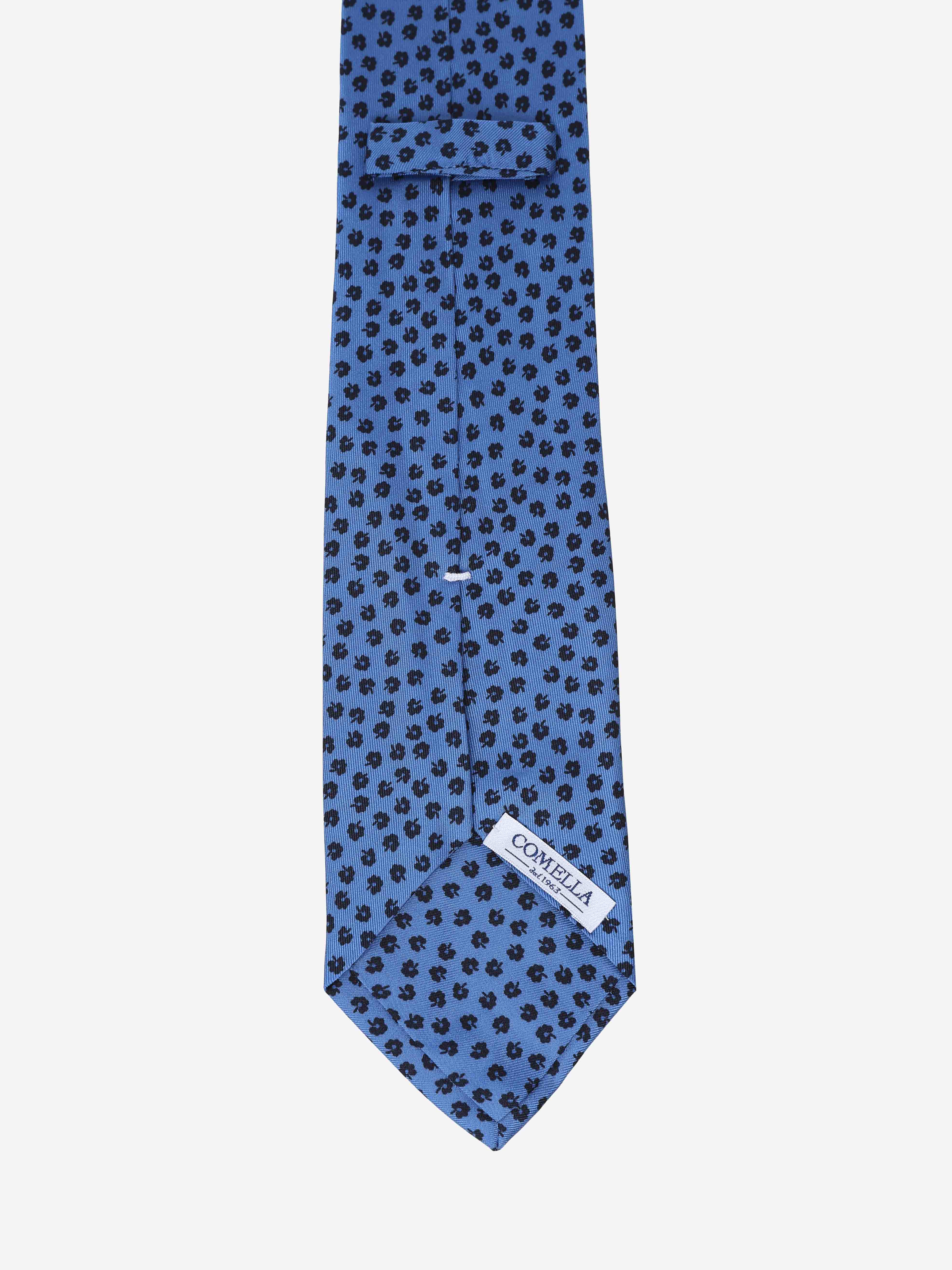 Cravatta con fantasia - Blu