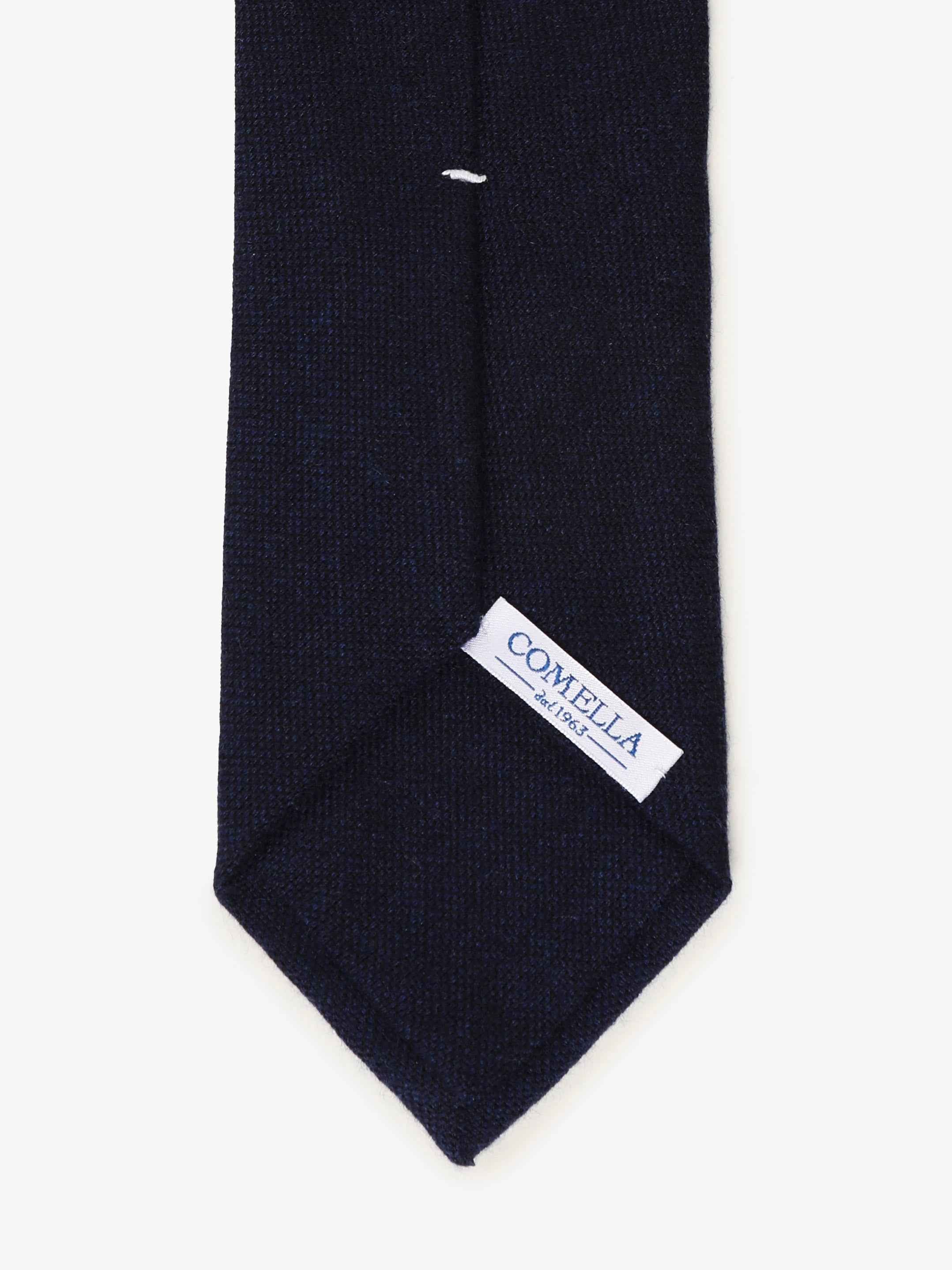 Cravatta in Cashmere - Blu Scura - Comella Sartoria