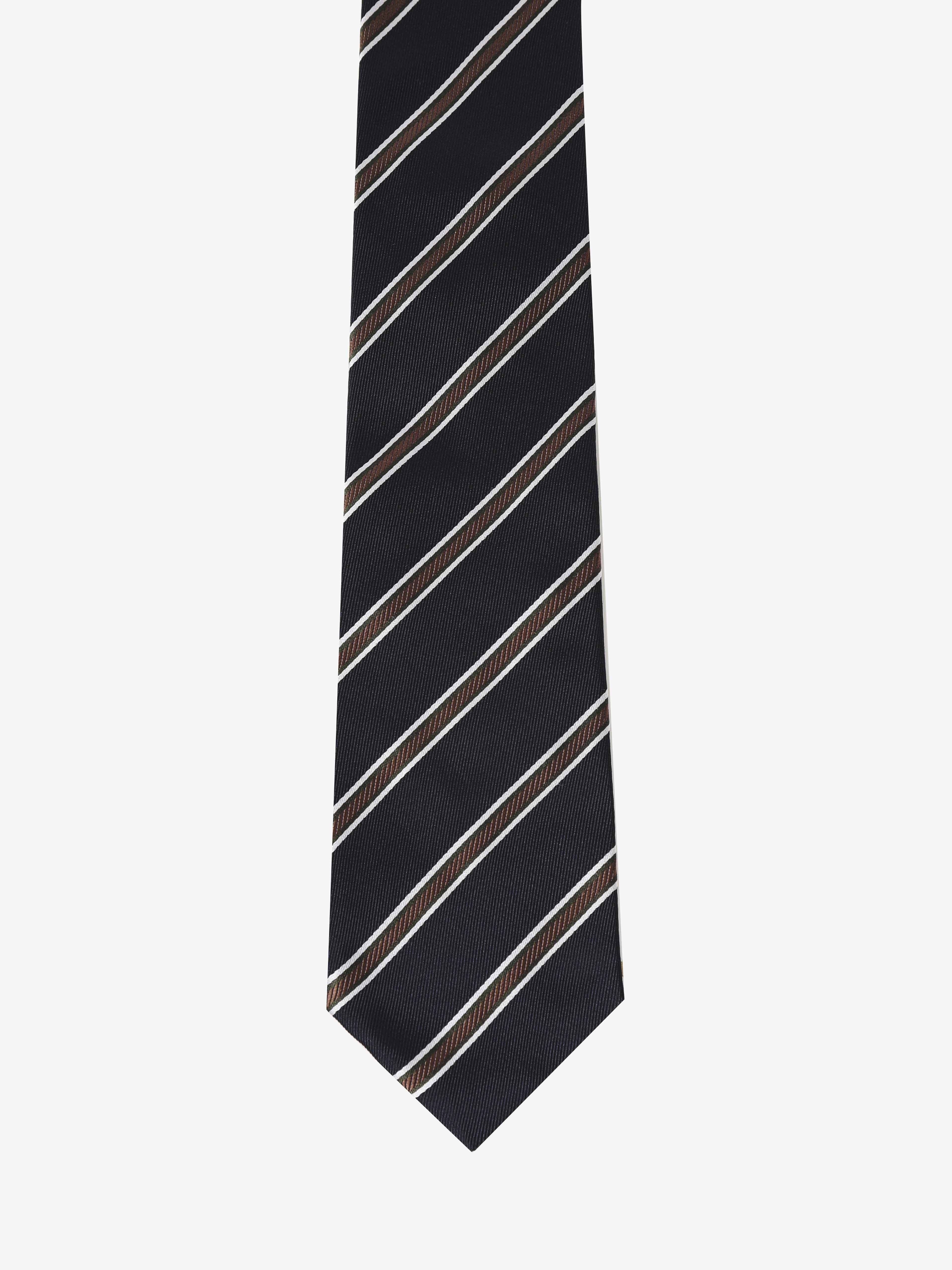 Cravatta Sartoriale - Nera & Marrone
