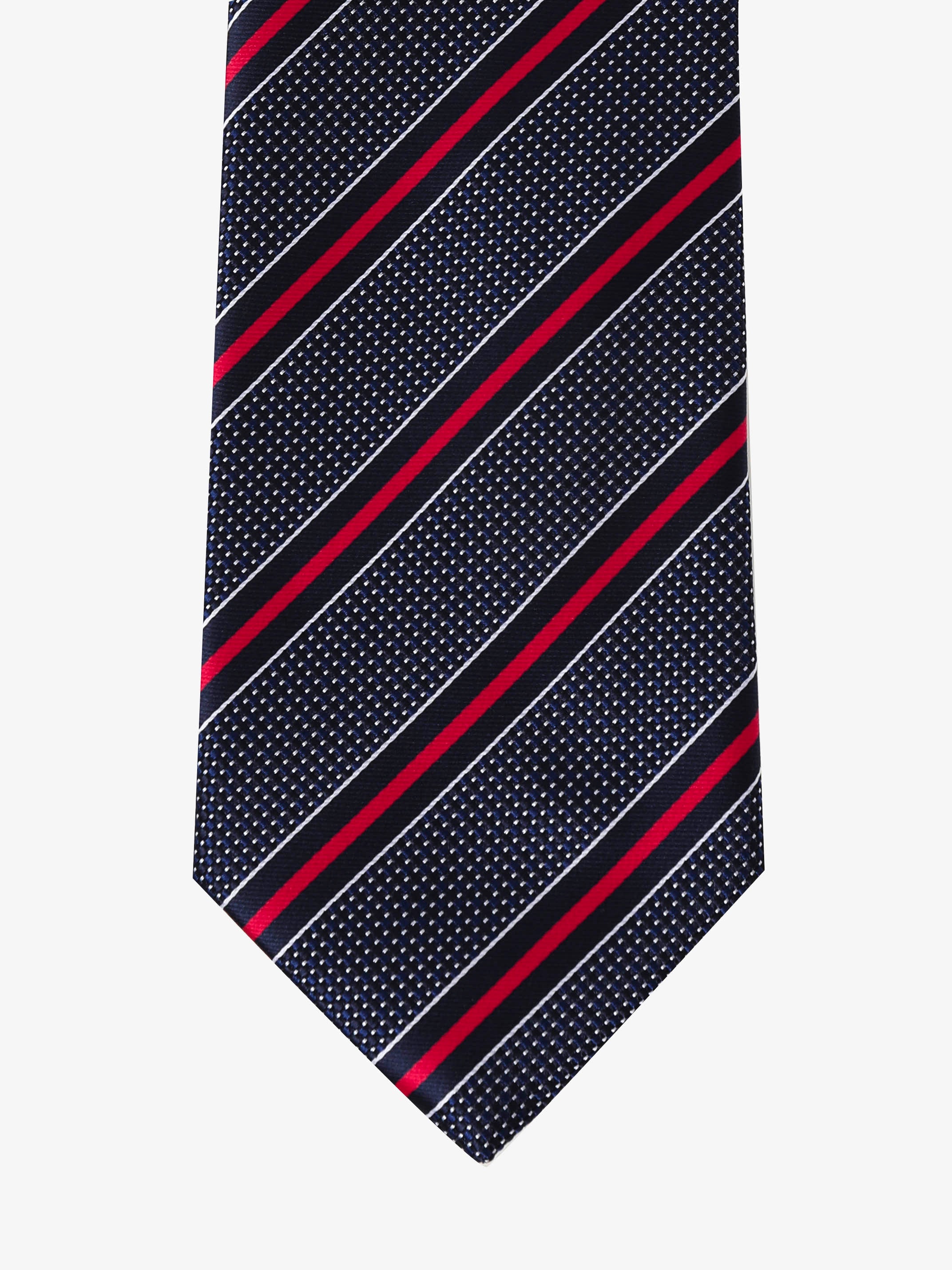 Cravatta Sartoriale - Blu & Rossa
