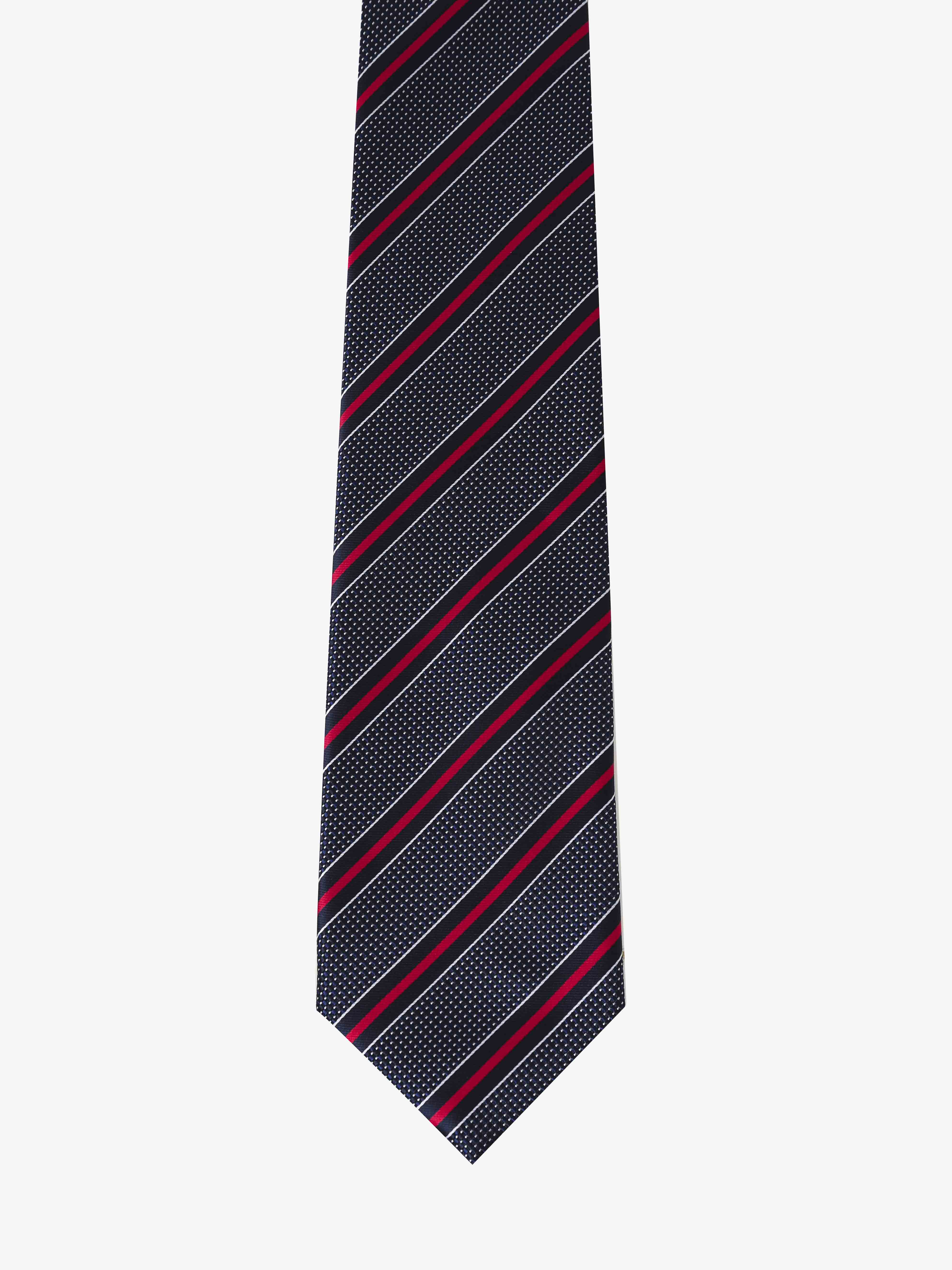 Cravatta Sartoriale - Blu & Rossa