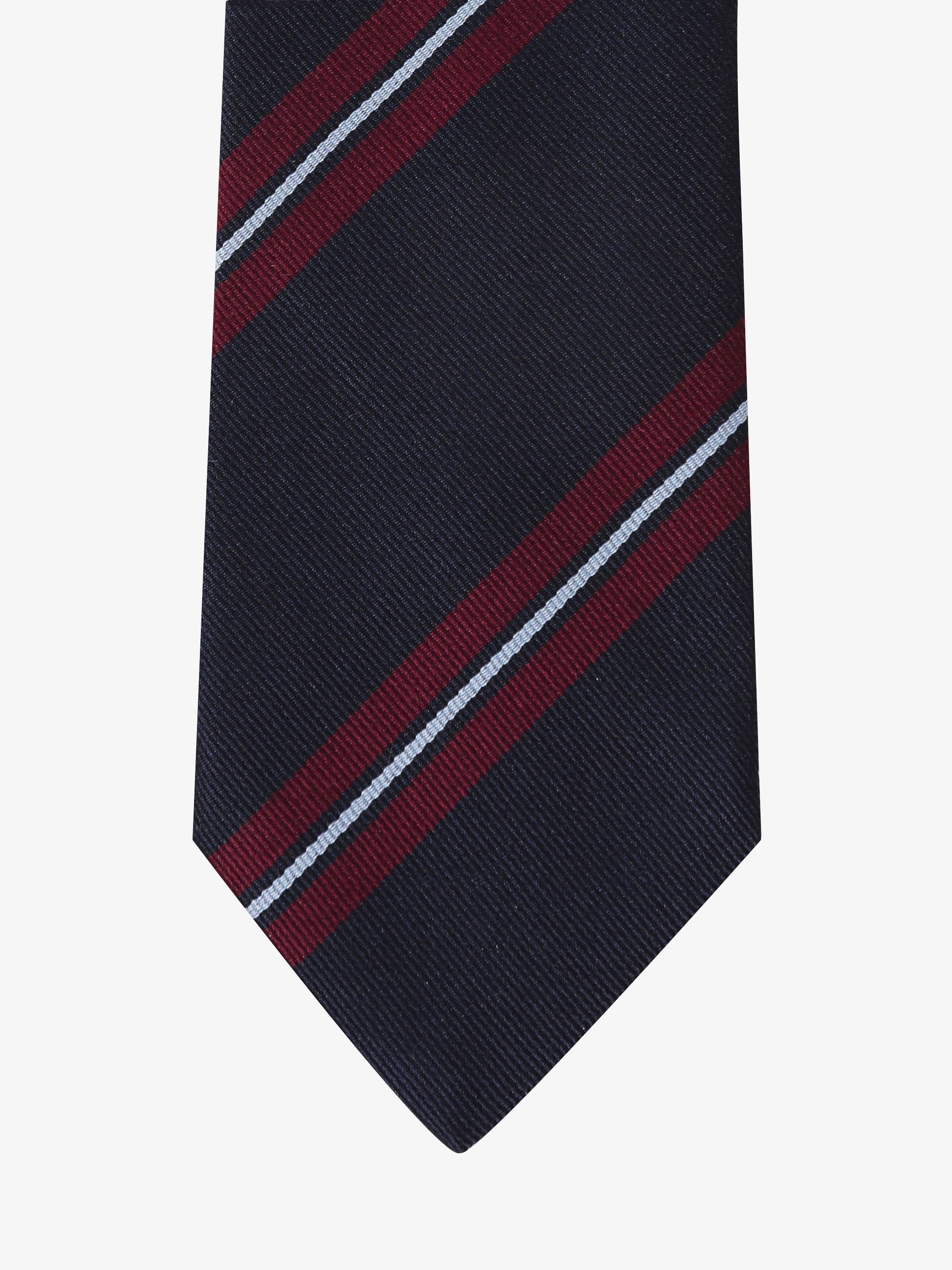 Cravatta a Strisce - Blu, Rossa & Azzurra