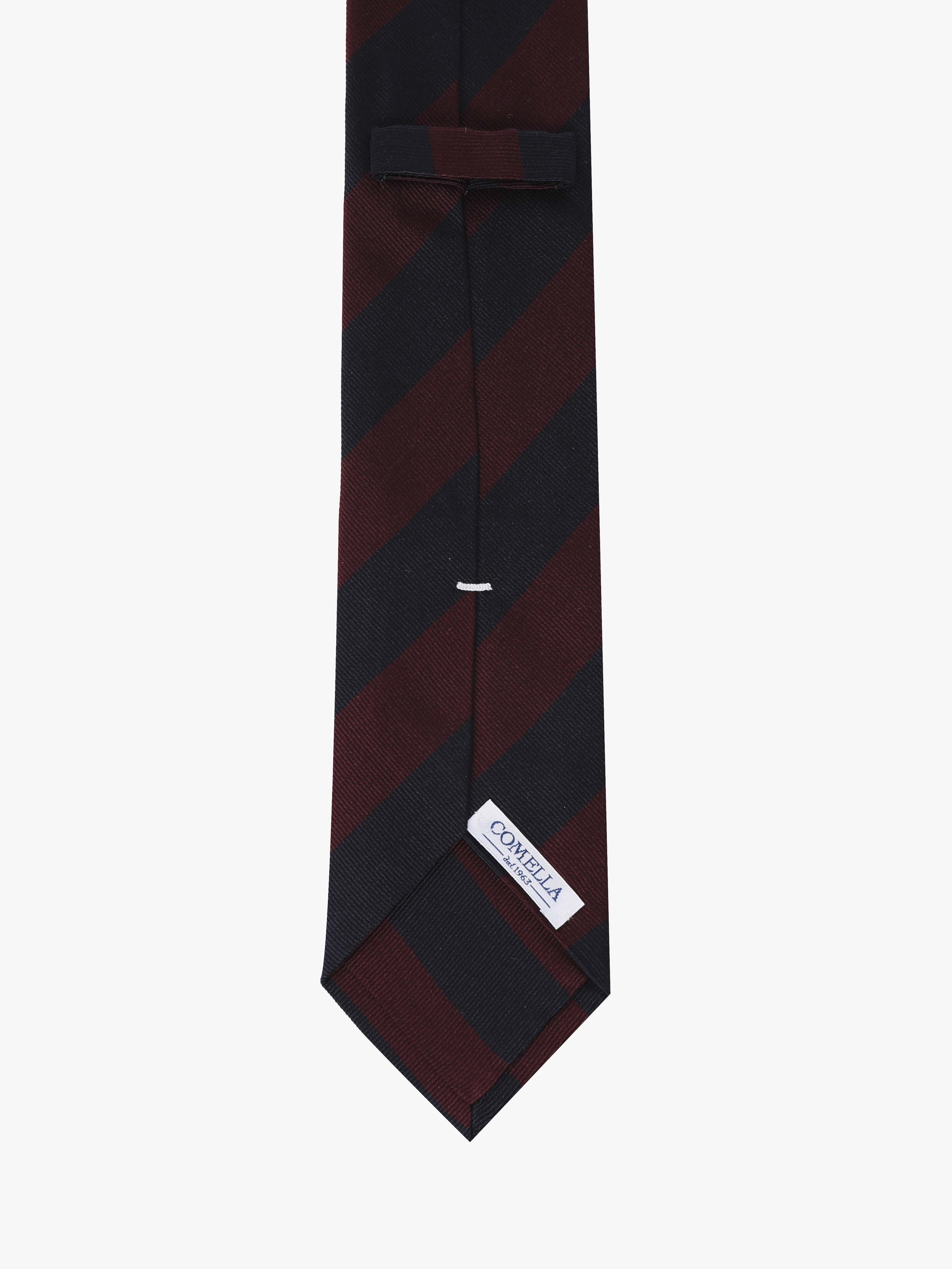 Cravatta a Strisce - Blu & Rossa - Comella Sartoria