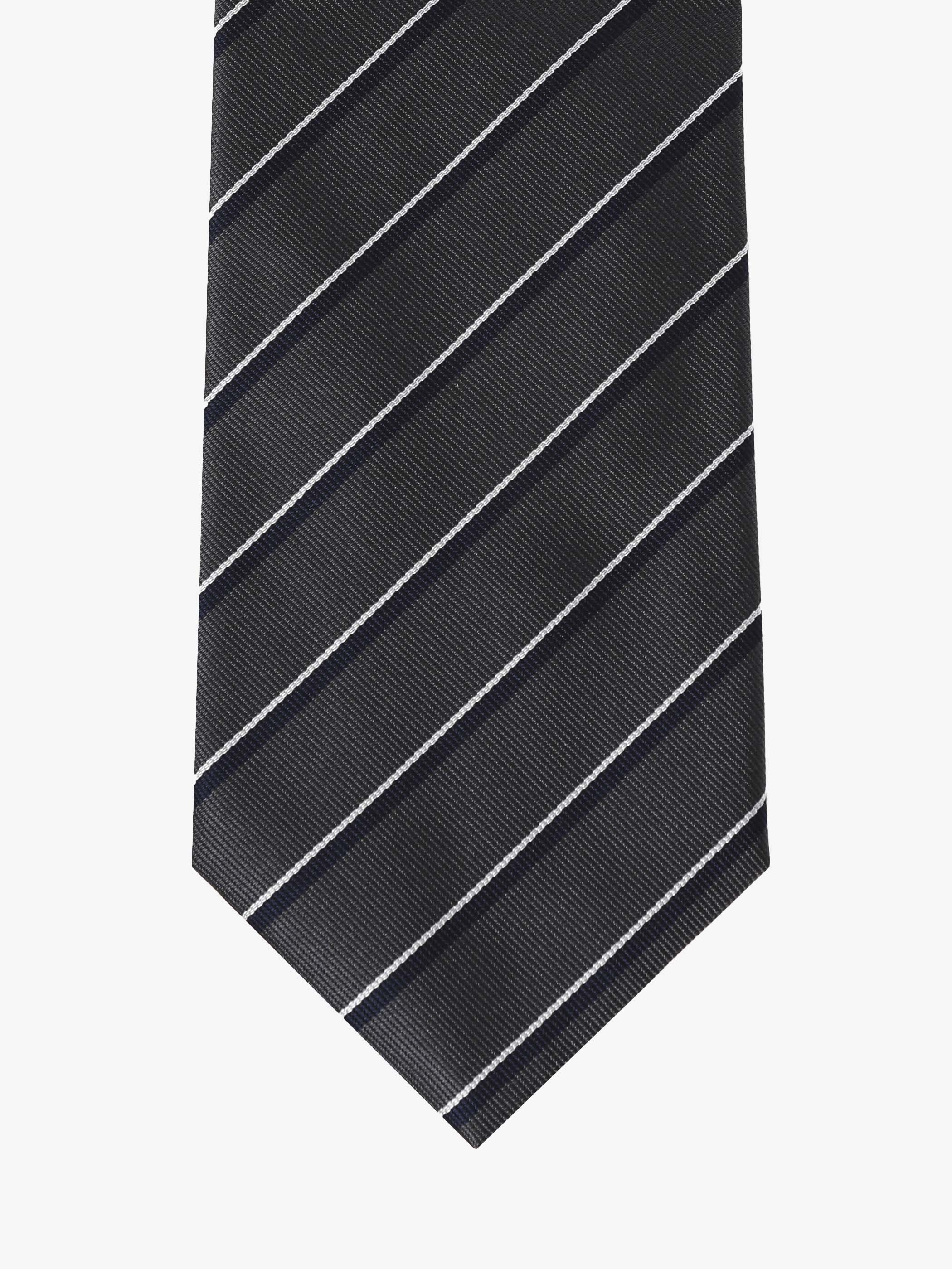 Cravatta a Strisce - Nera & Grigia