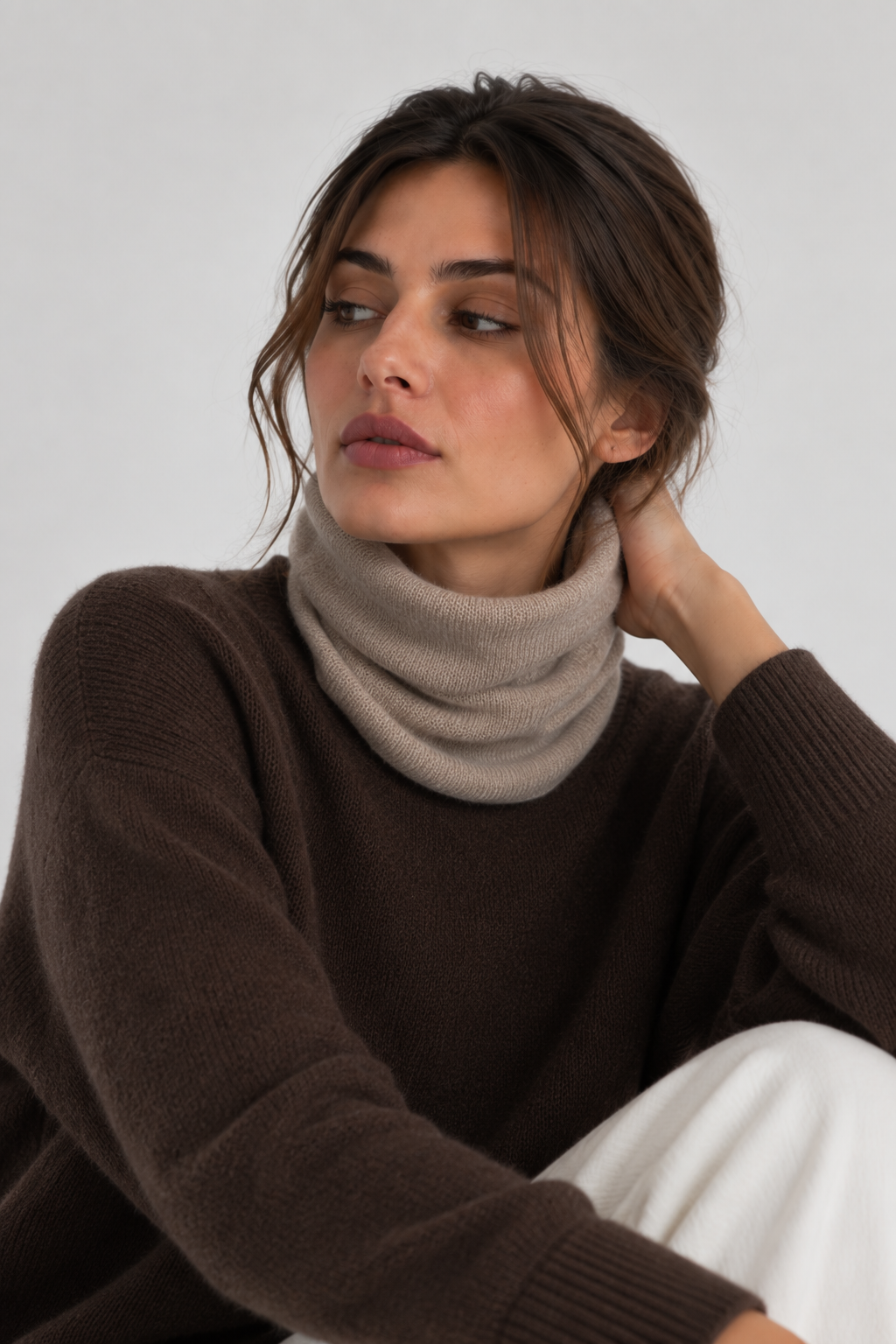 Collo 100% Cashmere - Brown - Comella Sartoria