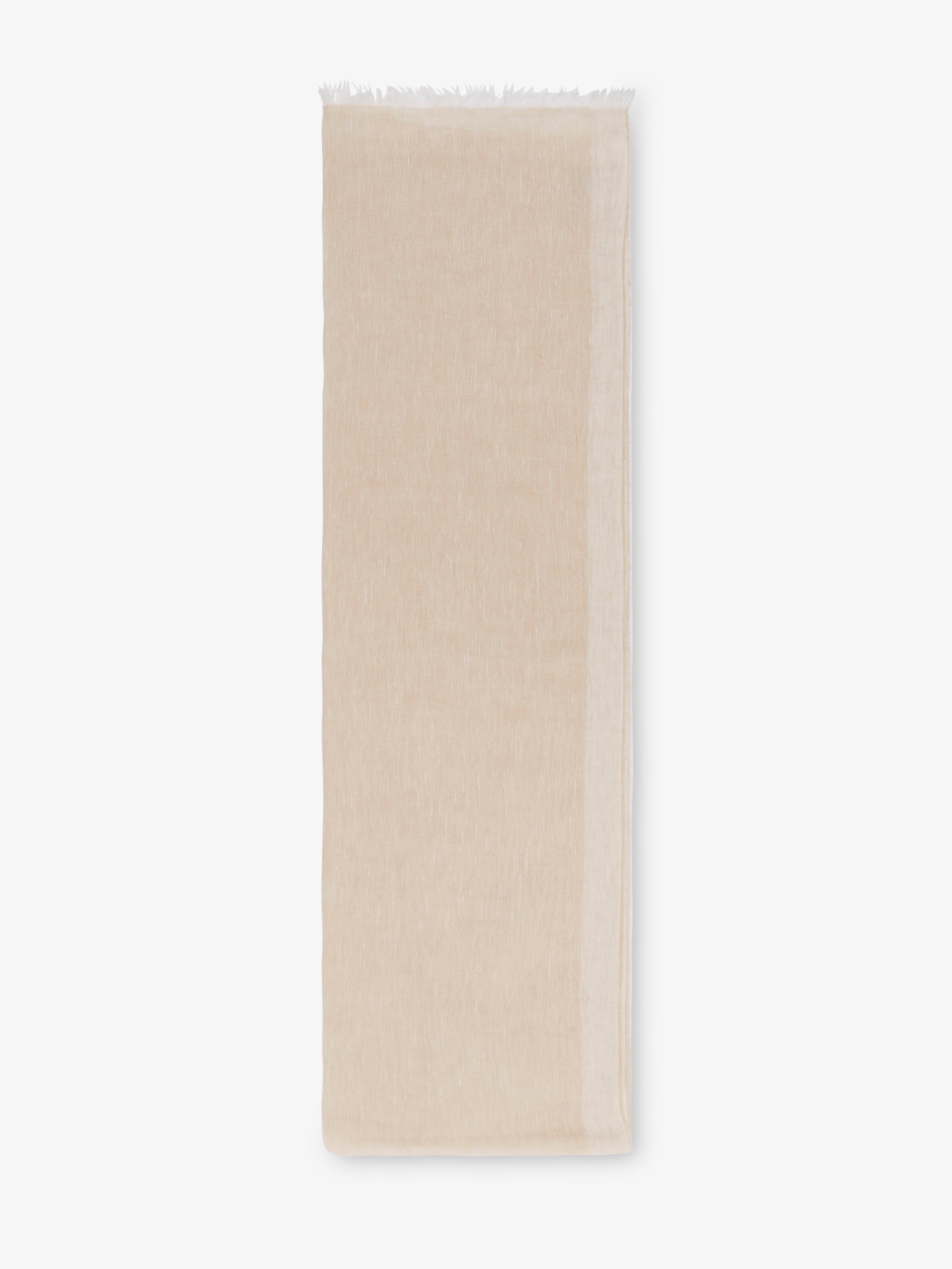 Sciarpa in Lino - Beige