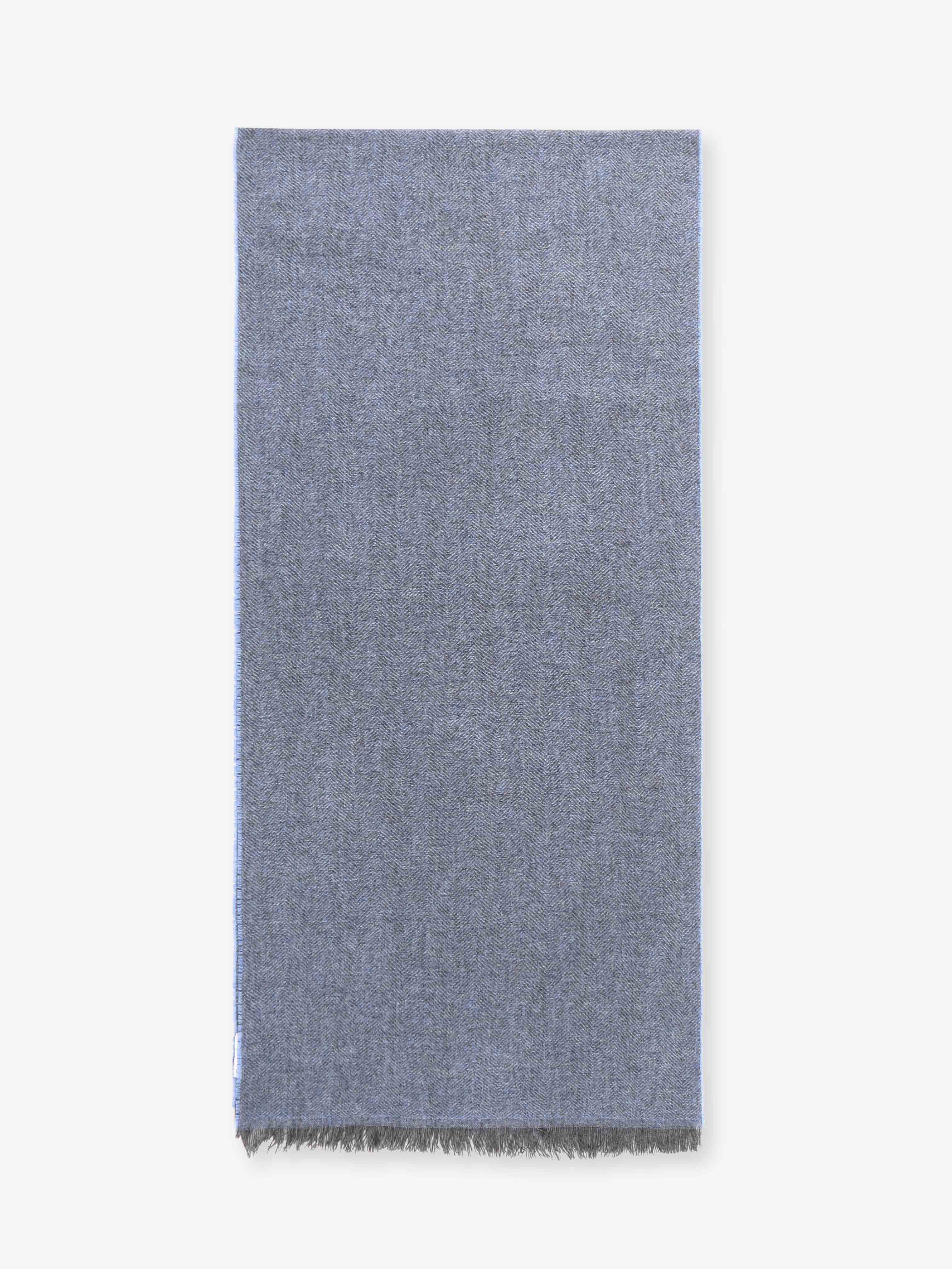 Sciarpa in Lino - Blu