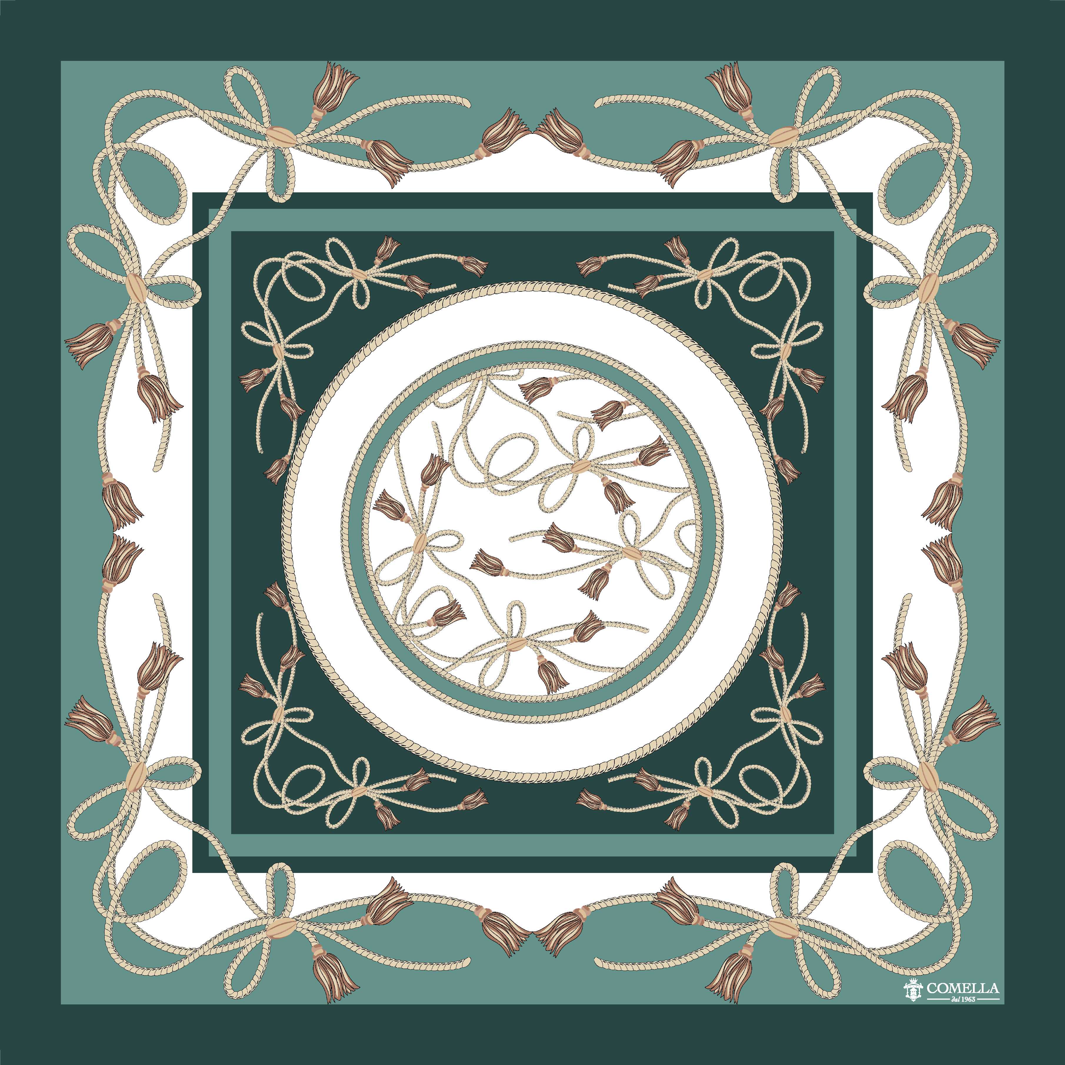 Foulard in Seta - Verde