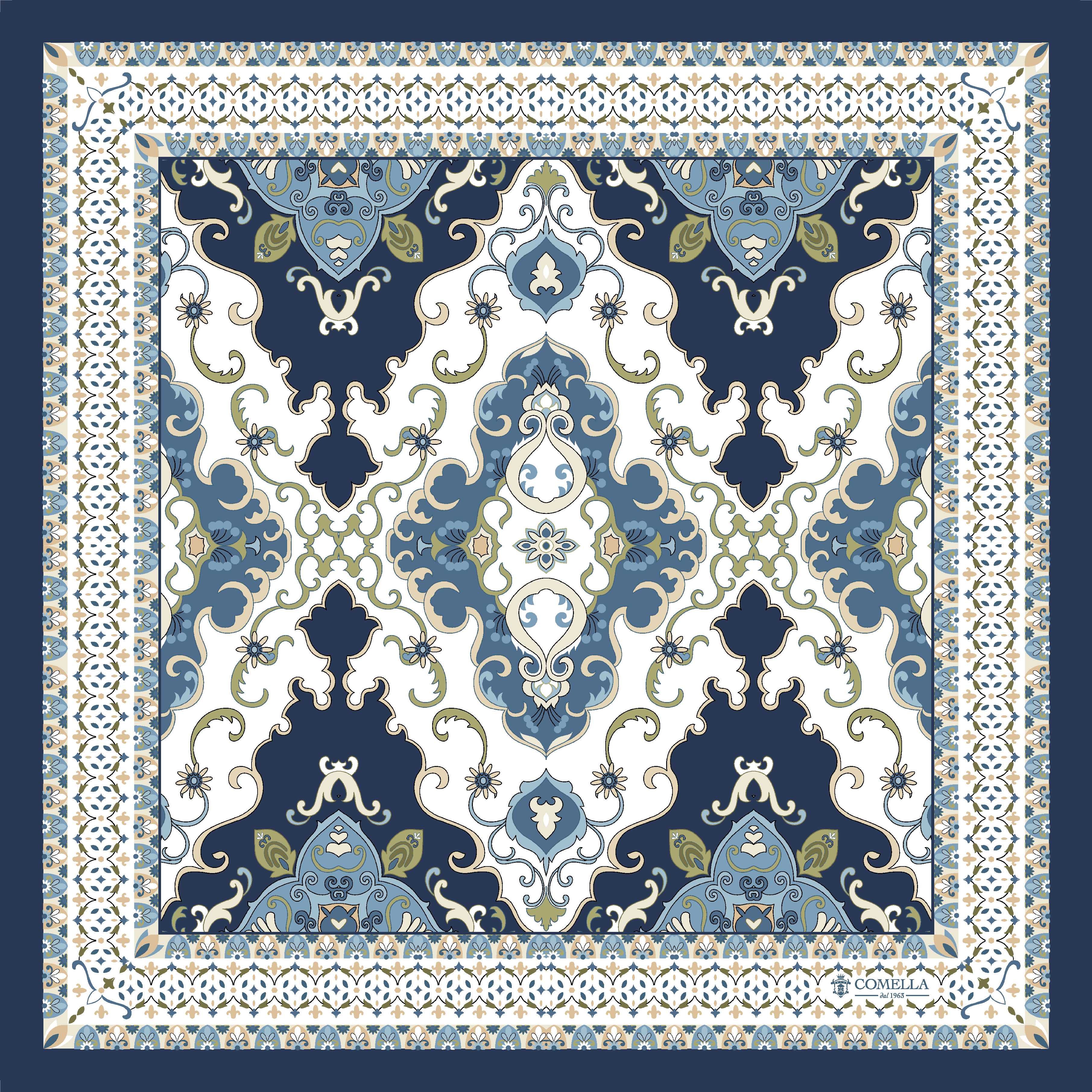 Foulard in Seta - Cielo