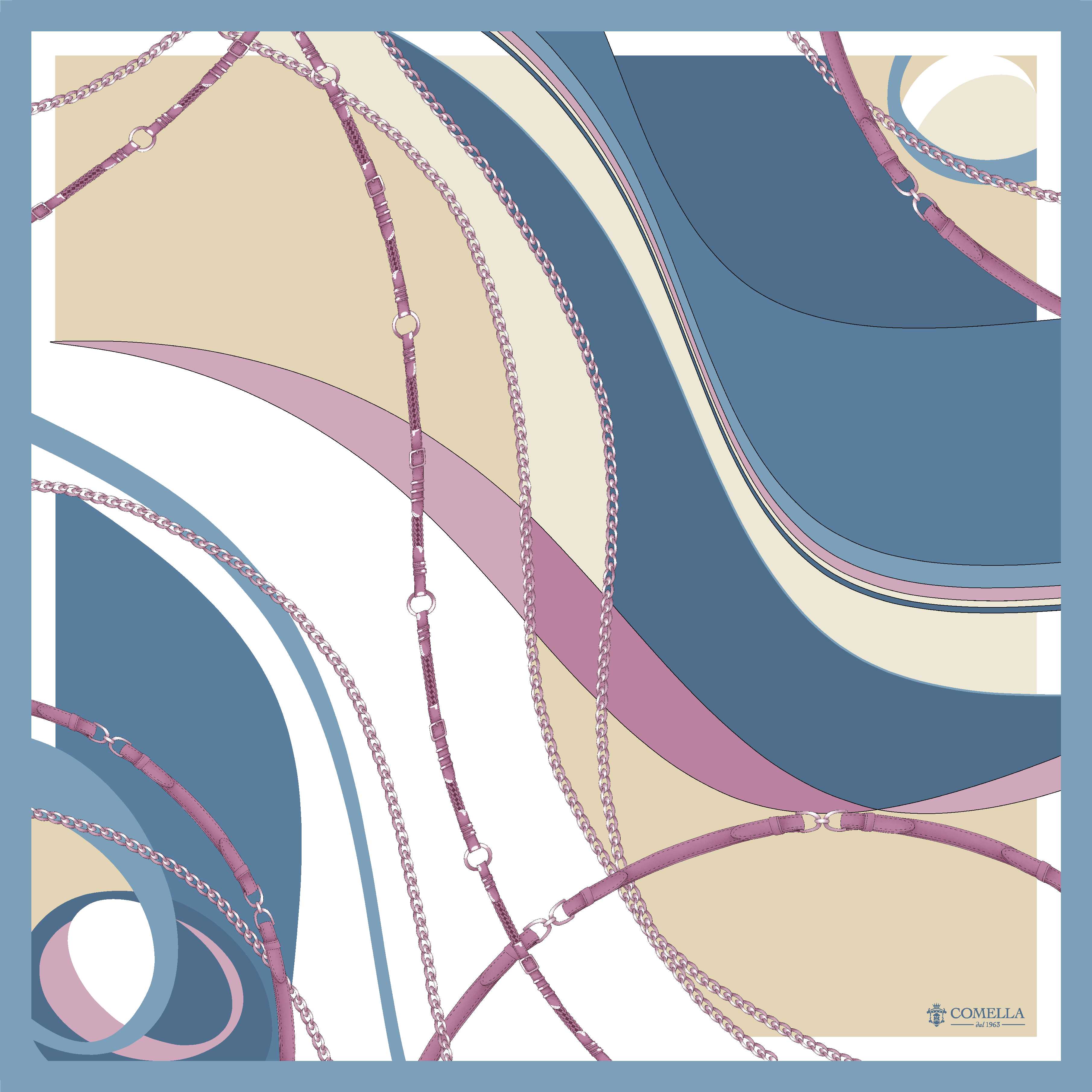 Foulard in Seta - Pink