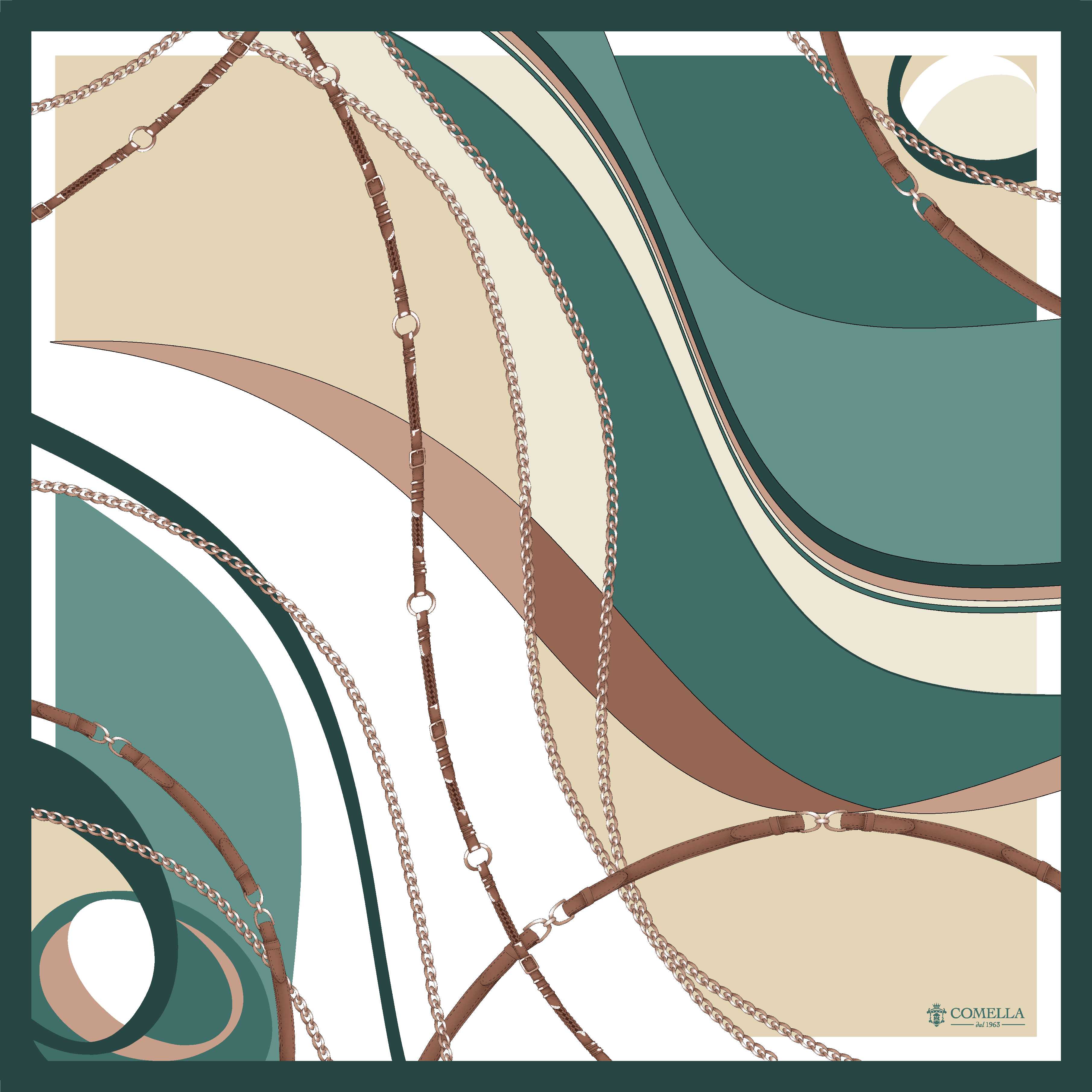 Foulard in Seta - Green