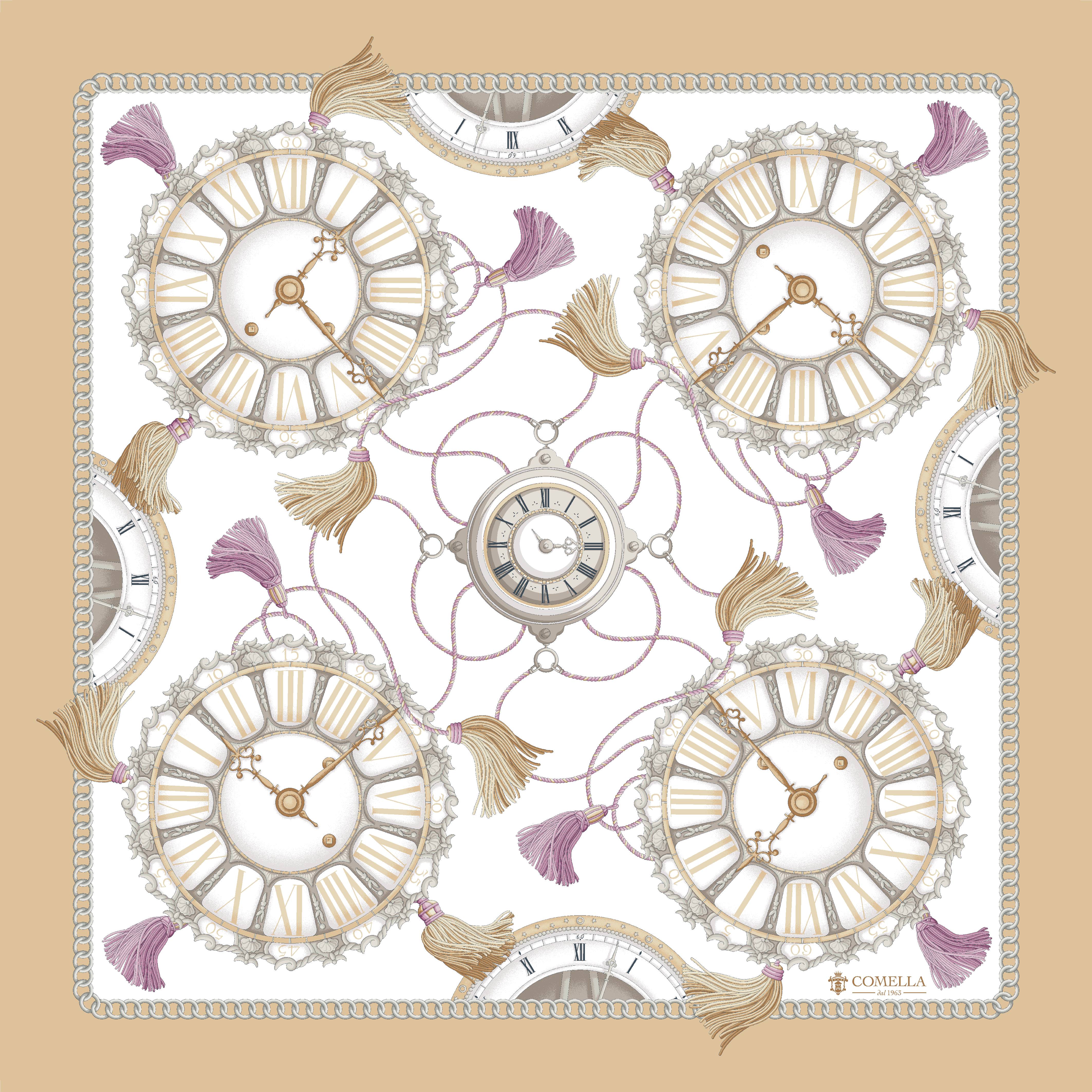 Foulard in Seta - Sabbia del Tempo - Comella Sartoria