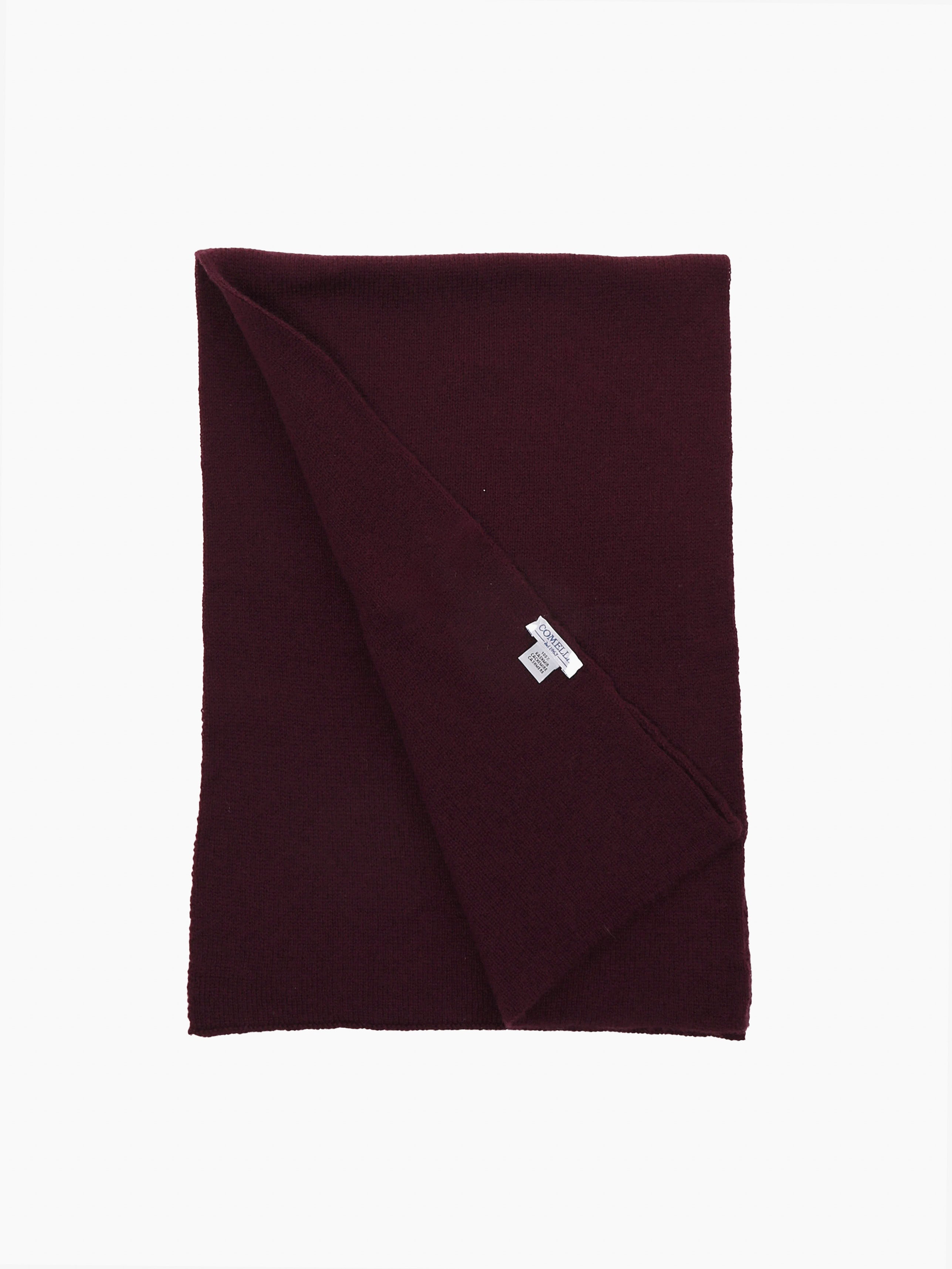 Sciarpa in Cashmere - Rosso Bordeaux