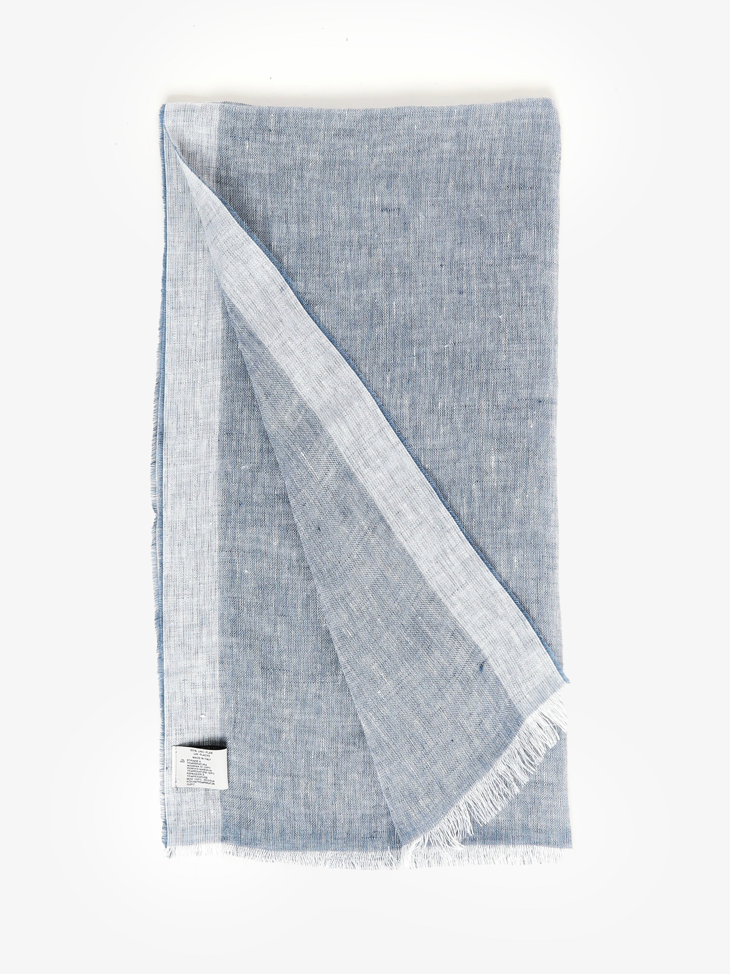 Sciarpa in Lino - Celeste Polvere