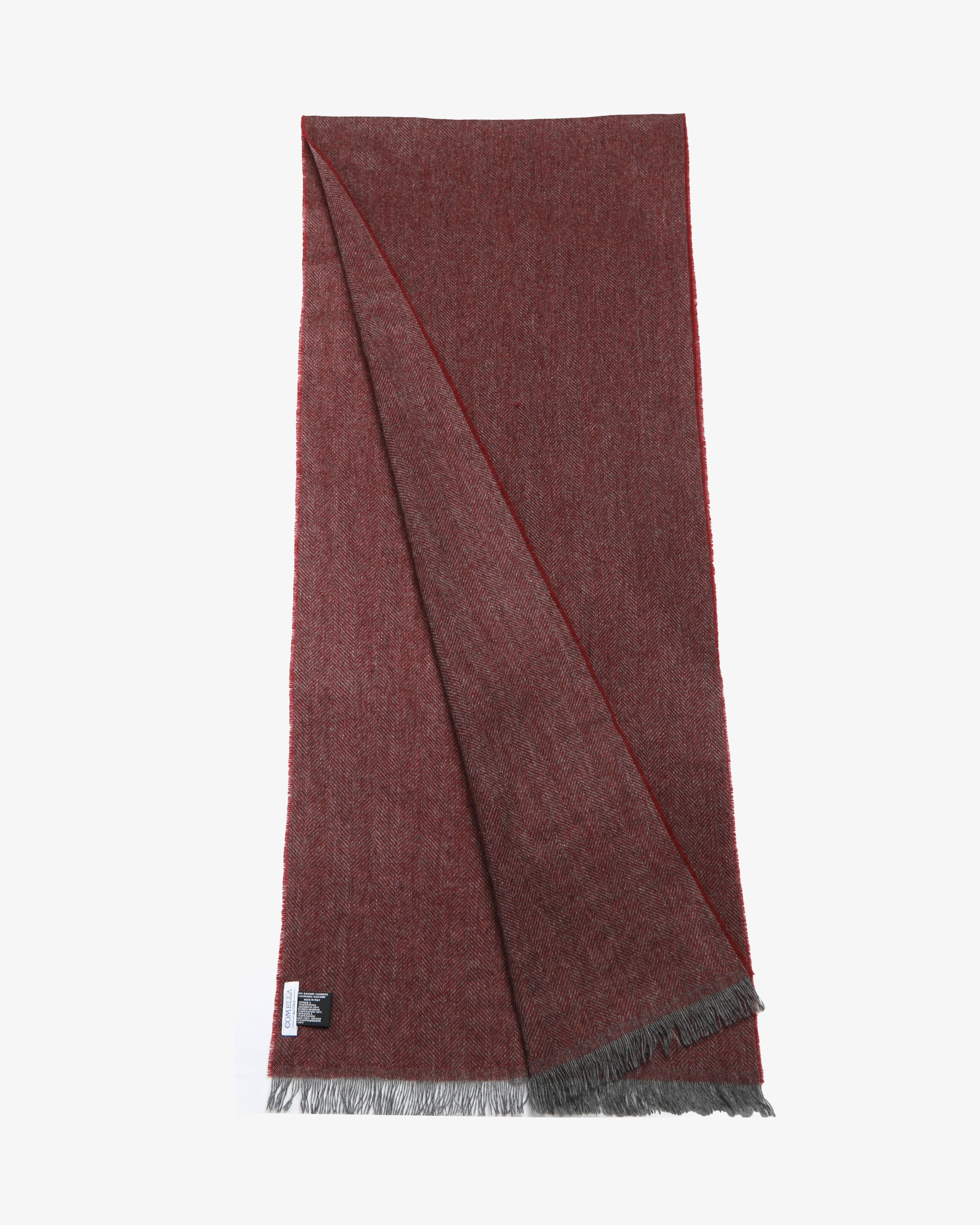 Sciarpa 100% Cashmere Tex - Rosso