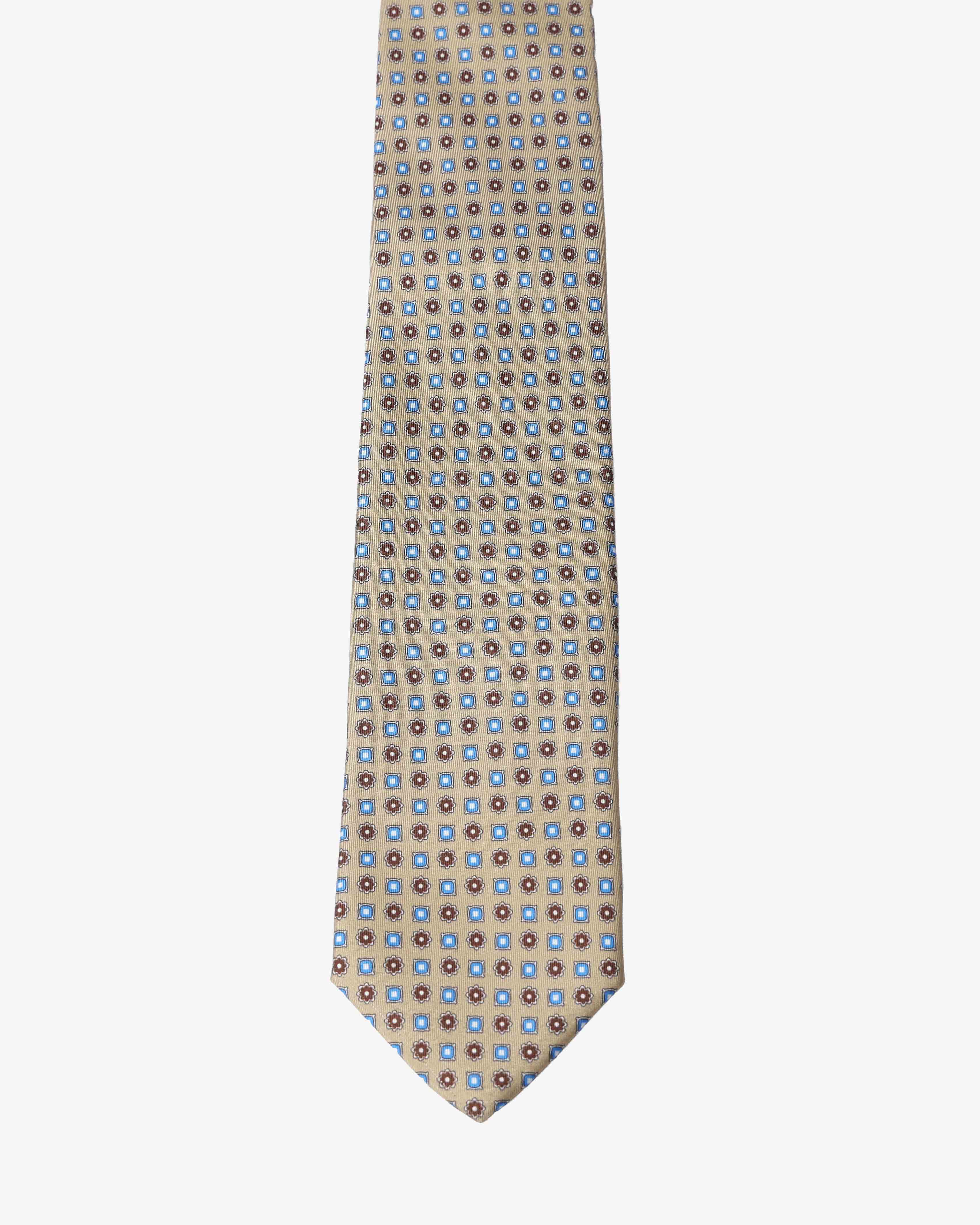 Cravatta con fantasia - Beige - Comella Sartoria